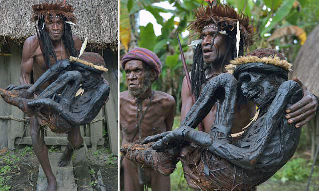 Mumi dari Jasad Kepala Suku Dani di Papua Barat Pukau Dunia
